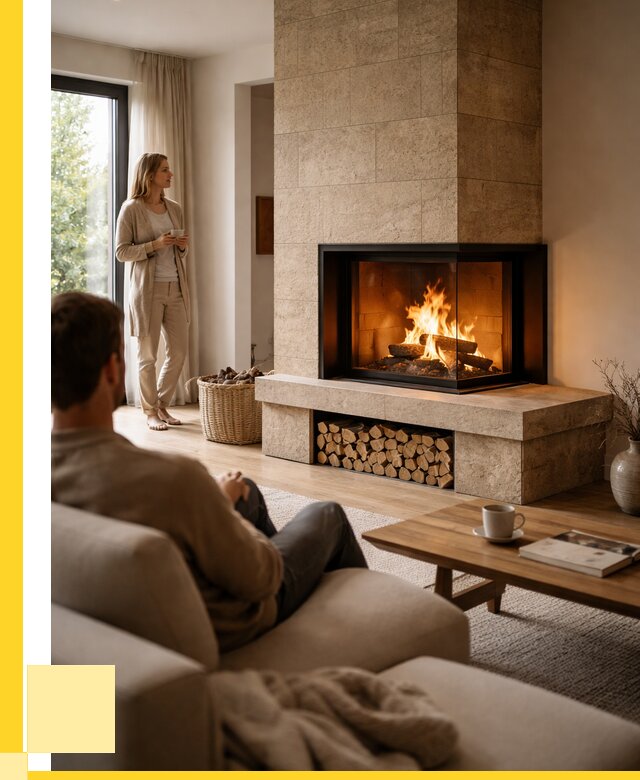 Угловые камины из кирпича установка в Комсомольске-на-Амуре от 153060 р. ЭриданКмс