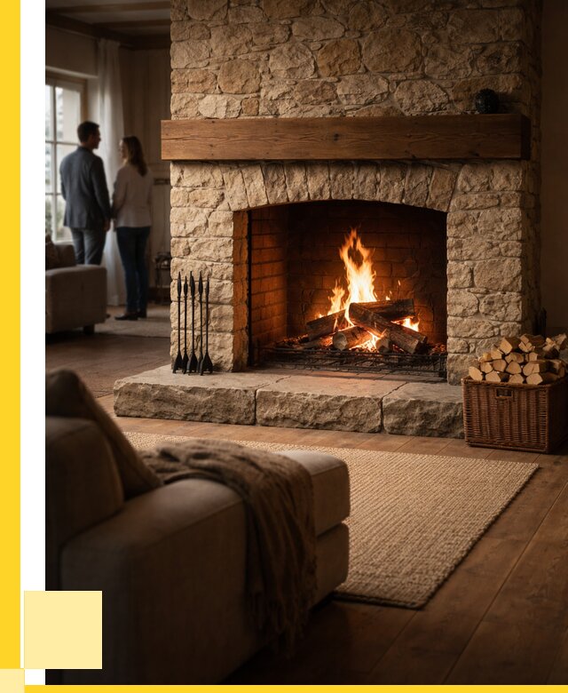 Открытые камины под ключ в Комсомольске-на-Амуре от 153060 р. ЭриданКмс