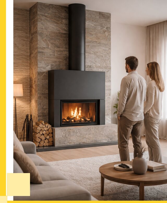 Закрытые камины под ключ в Комсомольске-на-Амуре от 122448 р., ЭриданКмс