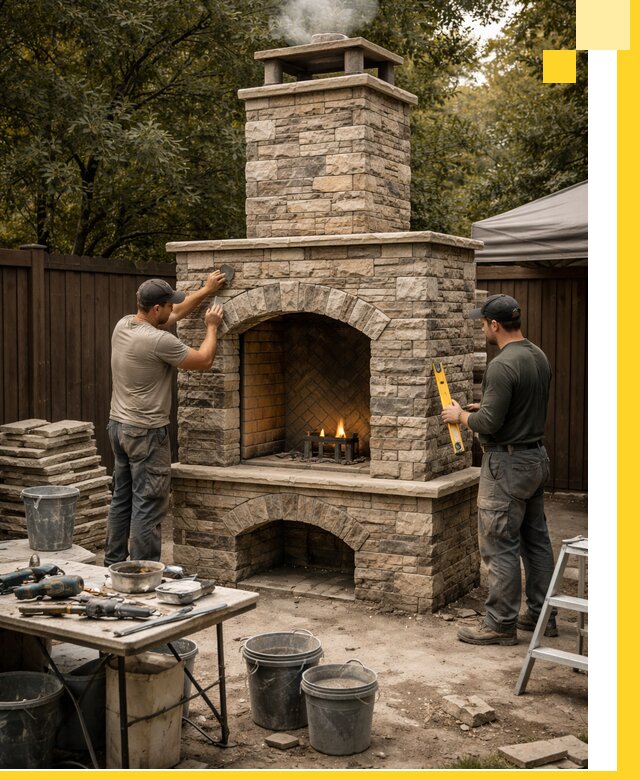 Проектирование и установка уличных каминов в Комсомольске-на-Амуре