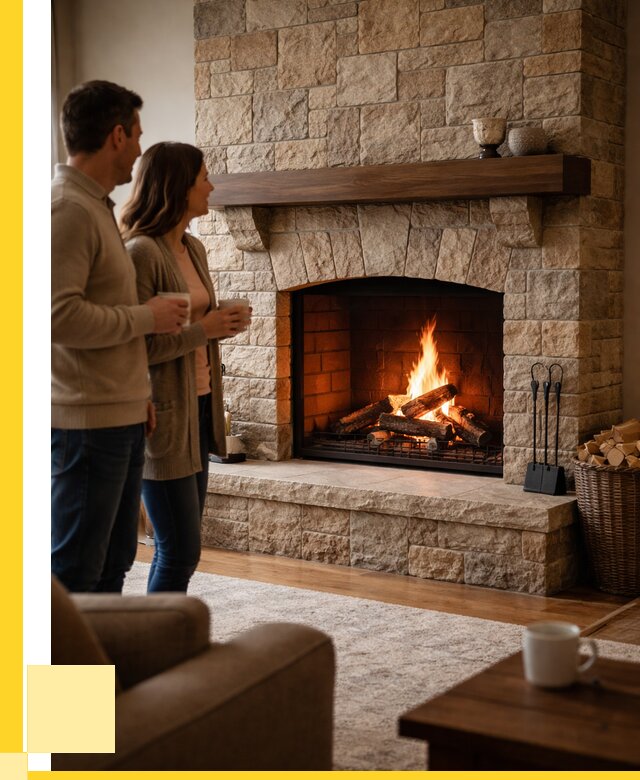 Каменные камины на заказ в Комсомольске-на-Амуре от 183672 р. | ЭриданКмс