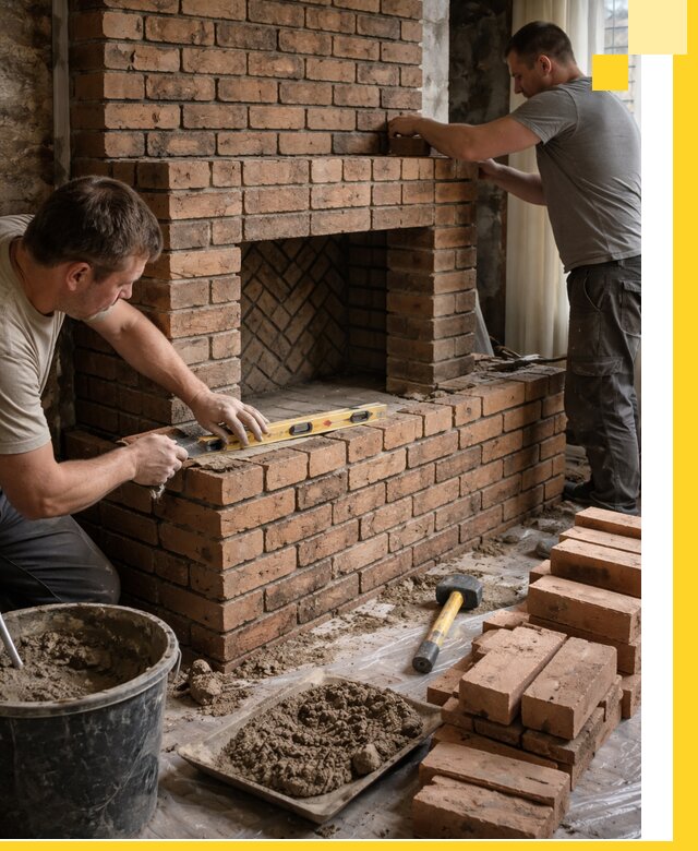 Изготовление и установка кирпичных каминов в Комсомольске-на-Амуре