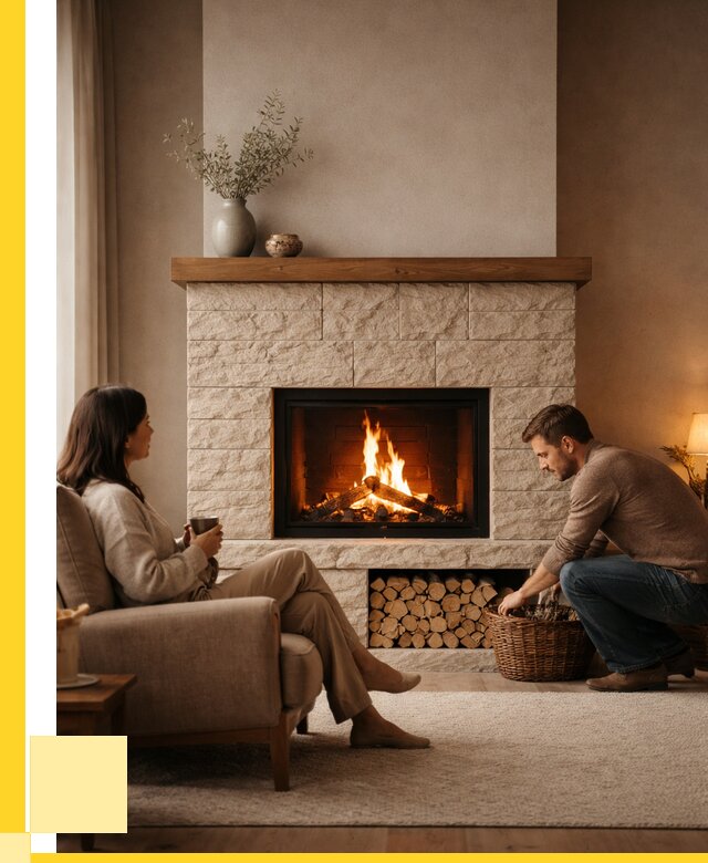 Камины для дома в Комсомольске-на-Амуре под ключ от 153060 р. | ЭриданКмс