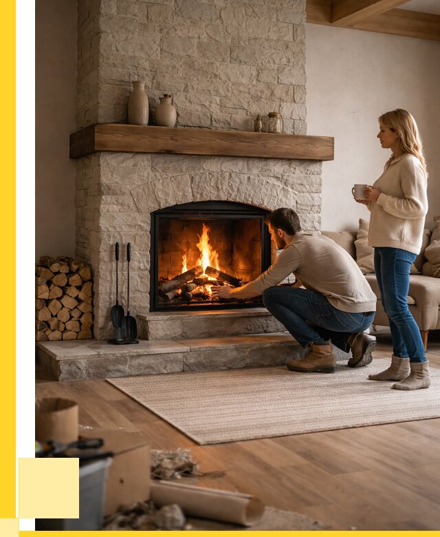 Камины для загородного дома в Комсомольске-на-Амуре от 357140 р., ЭриданКмс