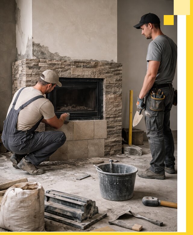 Камины под ключ в Комсомольске-на-Амуре: проект, изготовление и монтаж