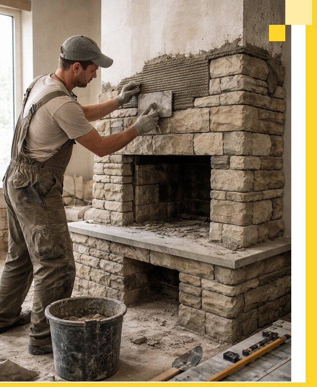 Строительство каминов под ключ в Комсомольске-на-Амуре от проектирования до монтажа