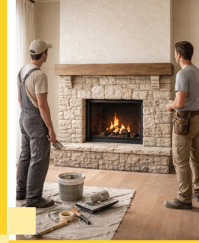 Отделка каминов в Комсомольске-на-Амуре от 6633 р. под ключ | ЭриданКмс