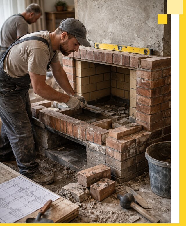 Изготовление и установка каминопечей под ключ в Комсомольске-на-Амуре