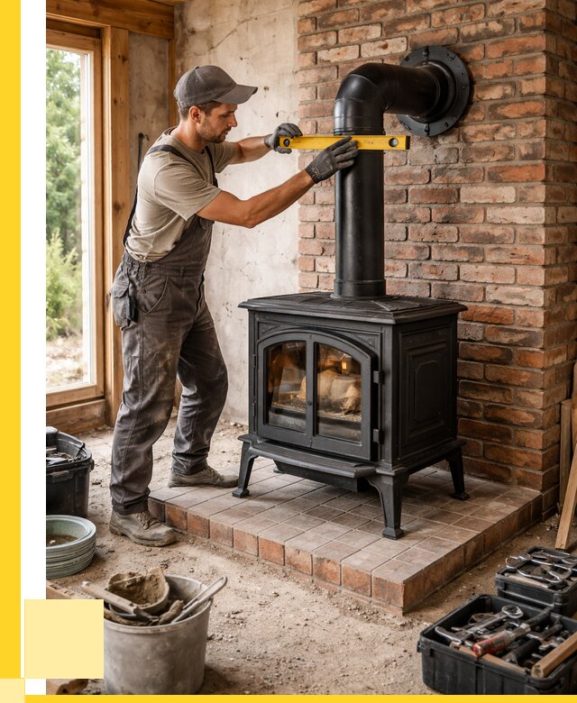 Монтаж печей установка банной печи в Комсомольске-на-Амуре от 15306 р. | ЭриданКмс