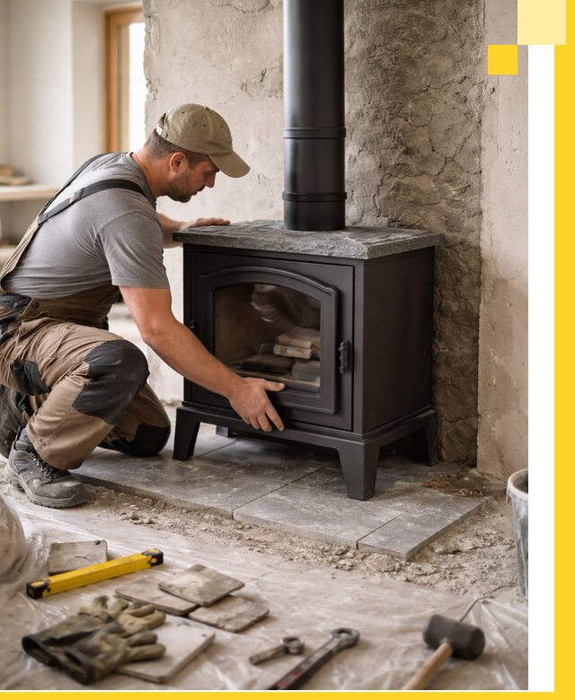 Профессиональный монтаж печей и каминов в Комсомольске-на-Амуре под ключ