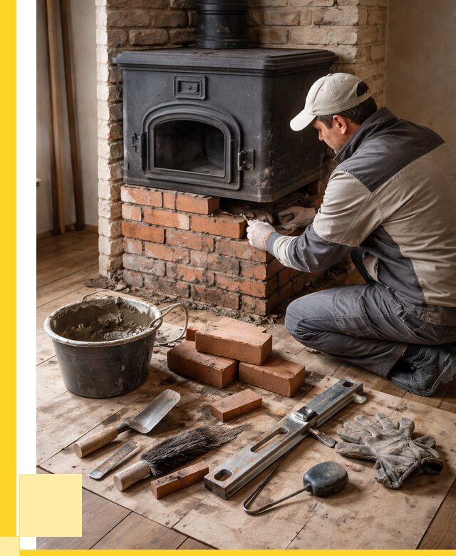 Ремонт печей в Комсомольске-на-Амуре от 12245 р., услуги печника ЭриданКмс