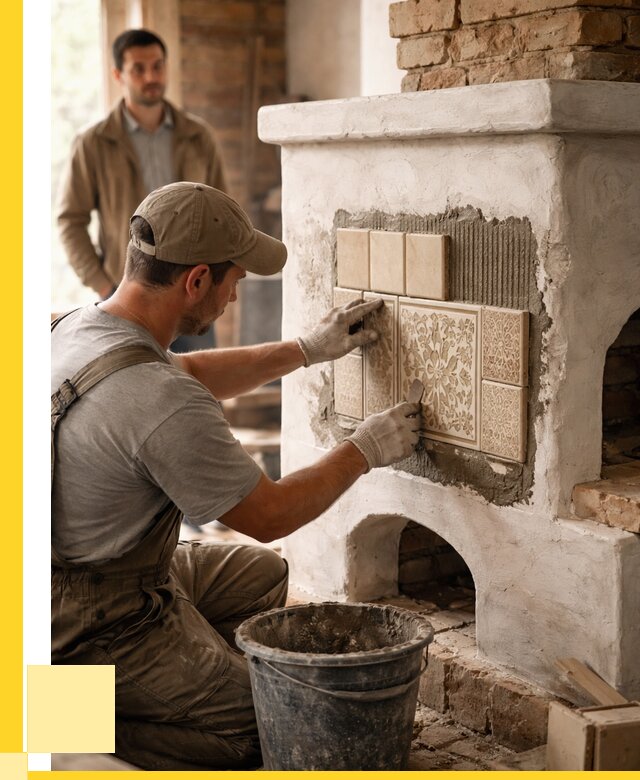 Отделка печей и банных печей в Комсомольске-на-Амуре от 35714 р. | ЭриданКмс