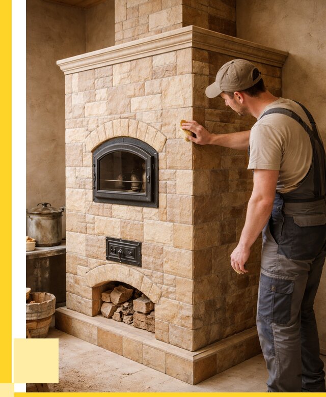 Облицовка печей в Комсомольске-на-Амуре от 4592 р. под ключ | ЭриданКмс