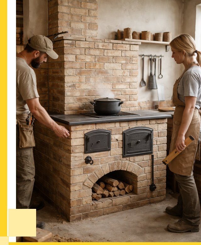 Варочно отопительные печи в Комсомольске-на-Амуре от 91836 р. | ЭриданКмс