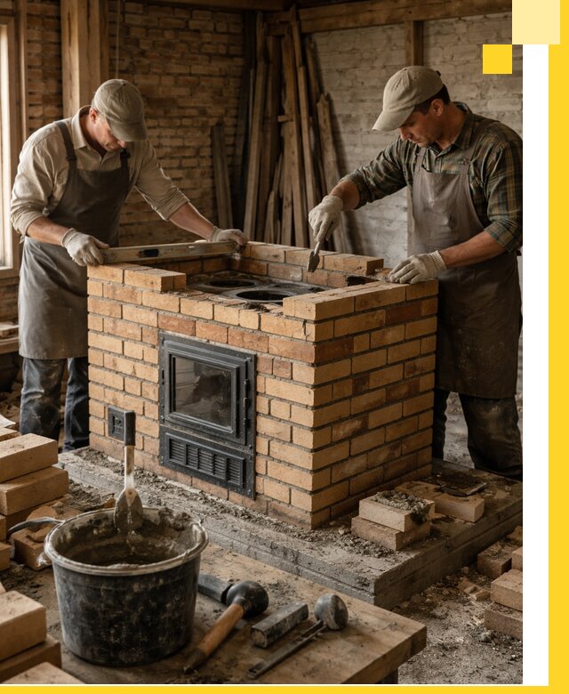 Изготовление и установка варочных печей под ключ в Комсомольске-на-Амуре