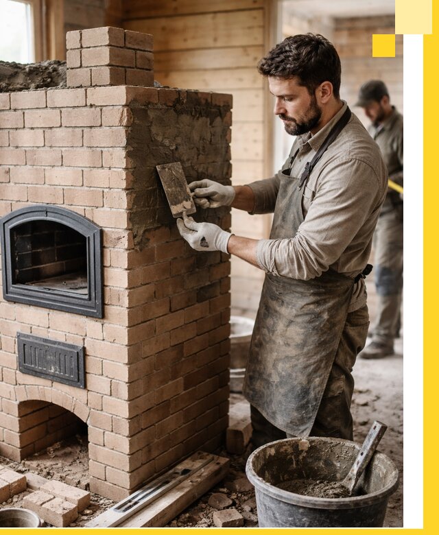 Изготовление и установка печей-шведок под ключ в Комсомольске-на-Амуре