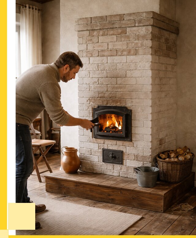 Печь голландка из кирпича в Комсомольске-на-Амуре от 86734 р. | ЭриданКмс