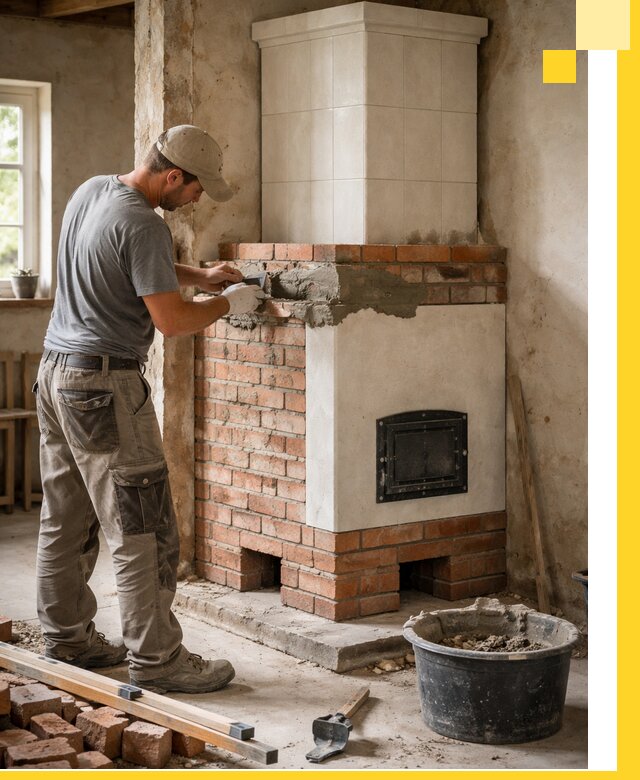 Изготовление и установка печей-голландок под ключ в Комсомольске-на-Амуре