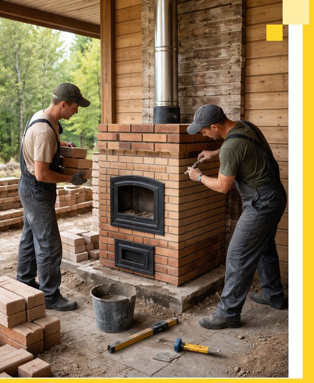 Производство и установка дачных печей под ключ в Комсомольске-на-Амуре