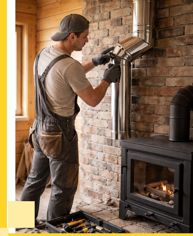 Монтаж дымоходов для печей в Комсомольске-на-Амуре от 7653 р. | ЭриданКмс