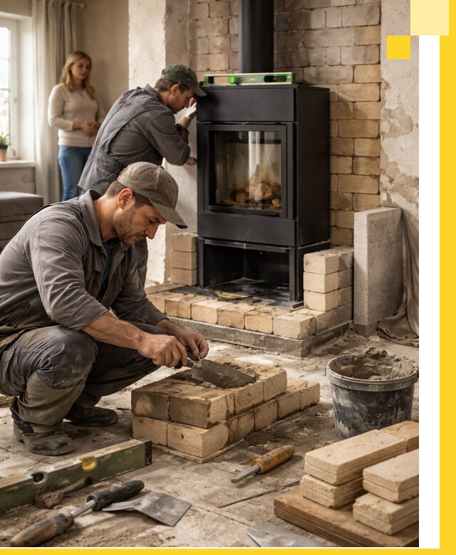 Печи и камины под ключ: проект, установка в Комсомольске-на-Амуре