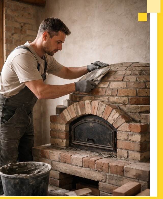 Изготовление и монтаж помпейских печей на заказ в Комсомольске-на-Амуре