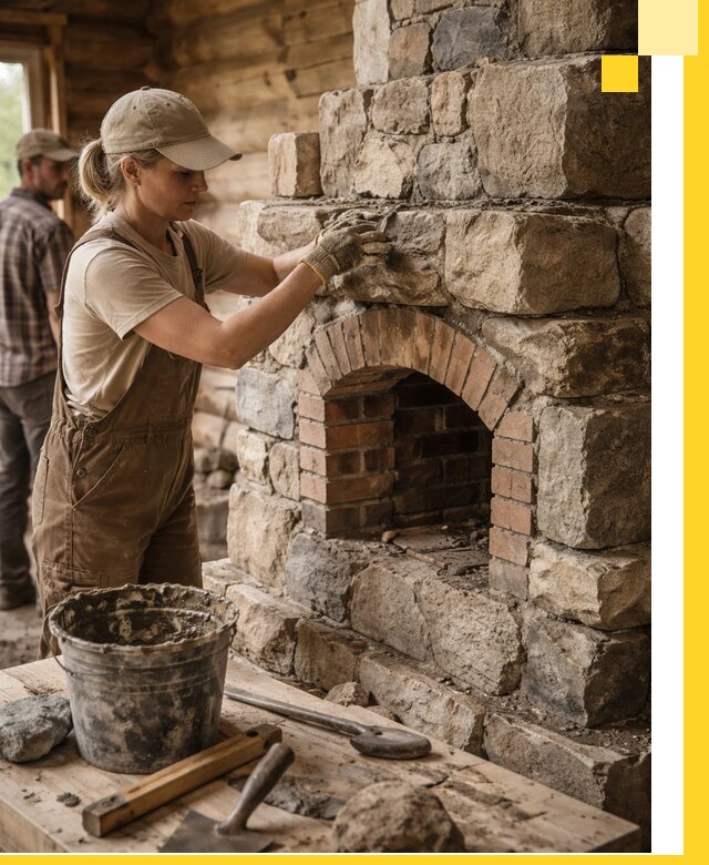 Каменные печи на заказ и монтаж в Комсомольске-на-Амуре, долговечные решения