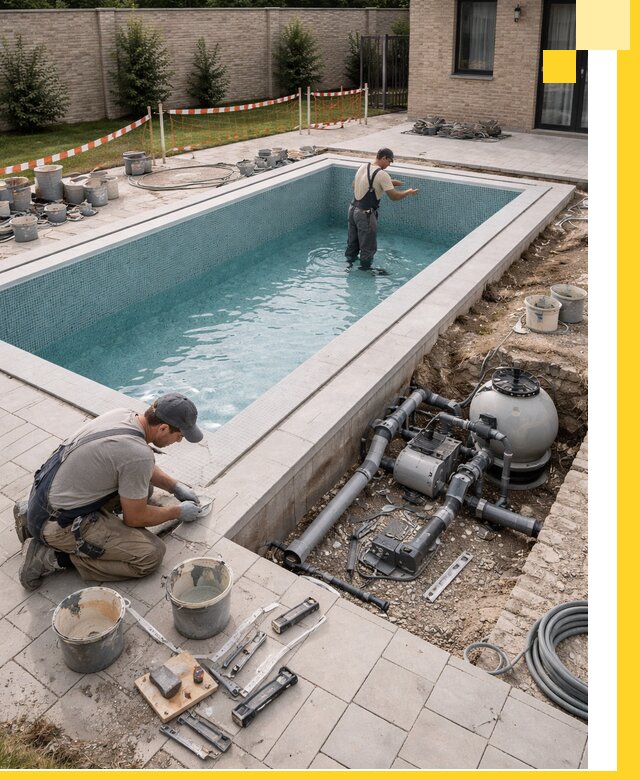 Строительство бассейнов под ключ в Комсомольске-на-Амуре: проекты и монтаж