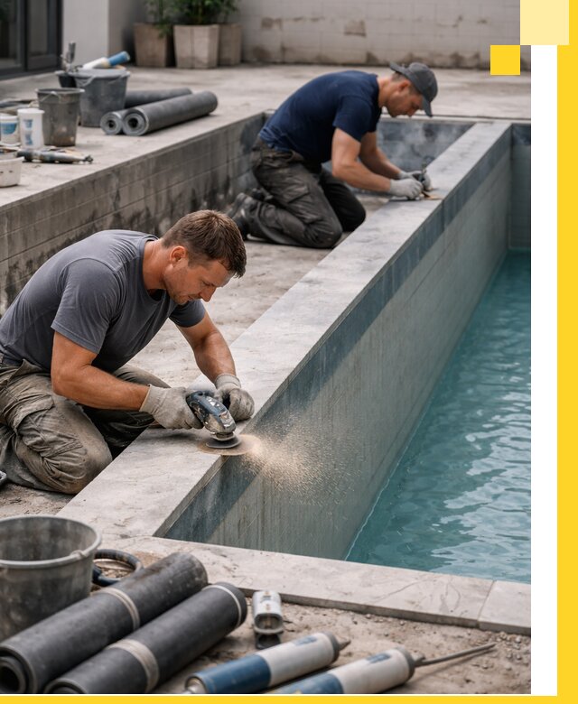 Профессиональный ремонт бассейнов под ключ в Комсомольске-на-Амуре