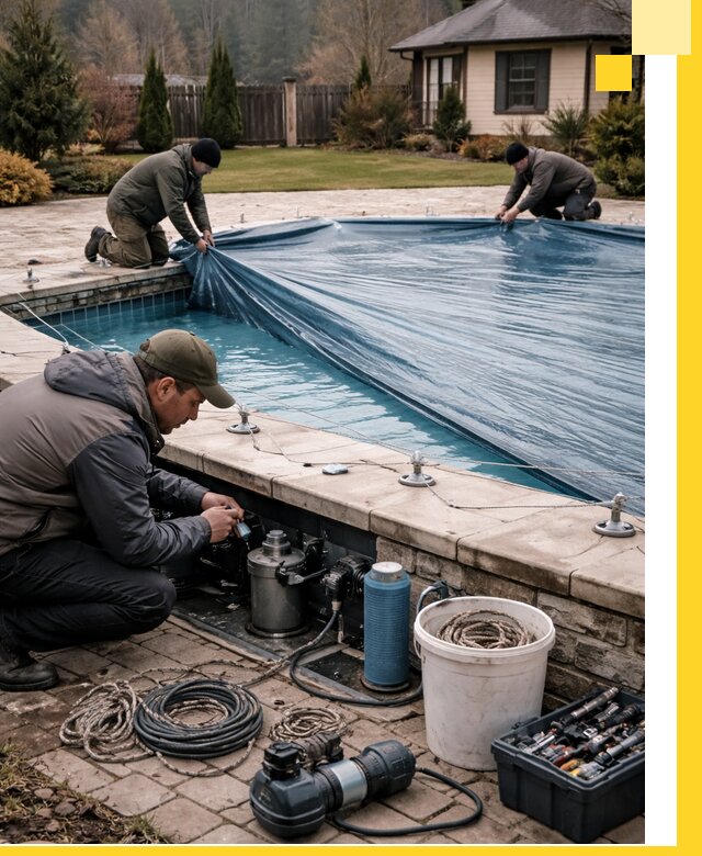 Консервация бассейнов в Комсомольске-на-Амуре: подготовка к длительному хранению