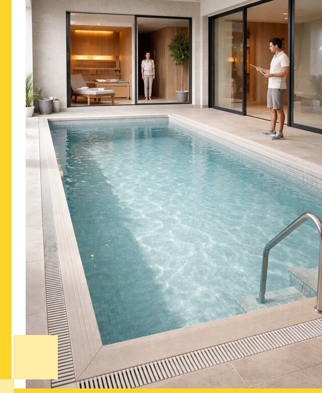 Отделка бассейна пленкой ПВХ в Комсомольске-на-Амуре от 3571 р. - ЭриданКмс