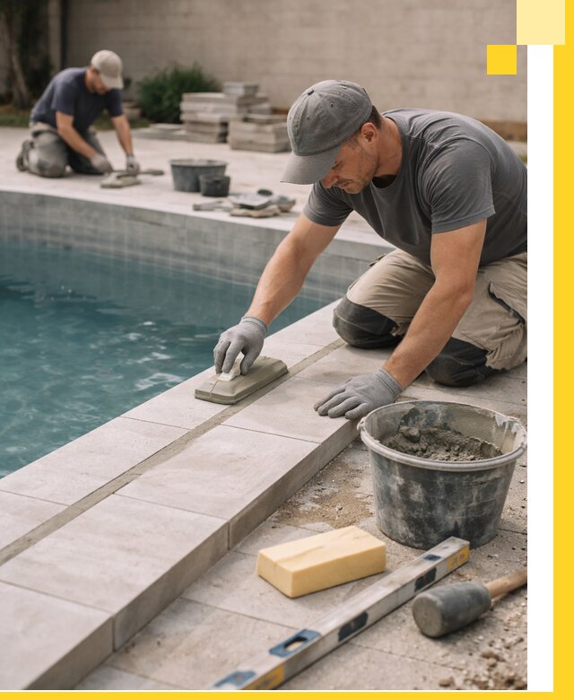 Отделка бассейнов в Комсомольске-на-Амуре: декоративная отделка и гидроизоляция