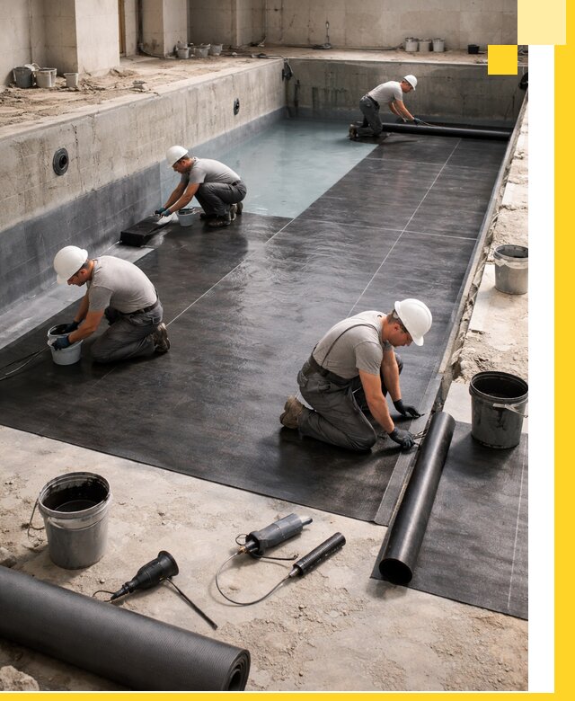 Профессиональная гидроизоляция бассейнов и чаш в Комсомольске-на-Амуре под ключ