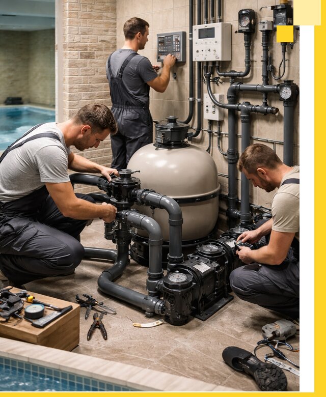 Комплексное оборудование для бассейнов под ключ в Комсомольске-на-Амуре