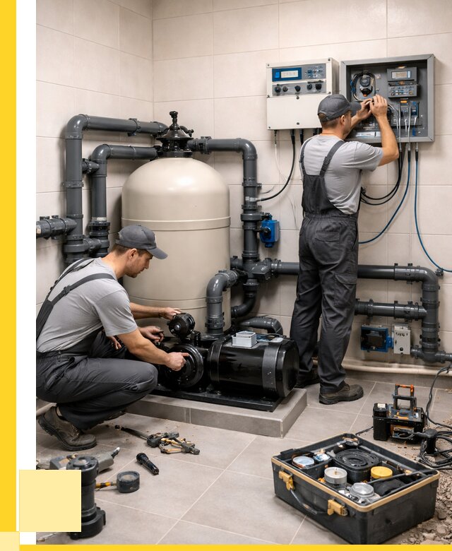 Монтаж оборудования для бассейнов в Комсомольске-на-Амуре от 40816 р. | ЭриданКмс