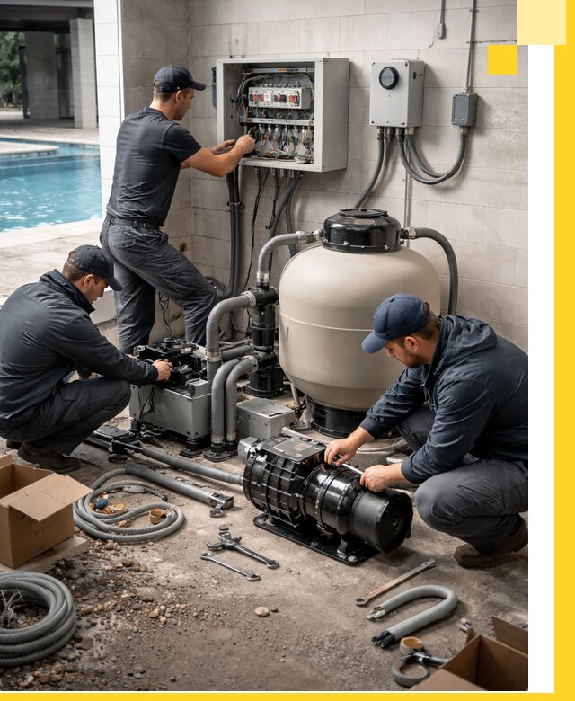 Профессиональный монтаж оборудования для бассейнов в Комсомольске-на-Амуре