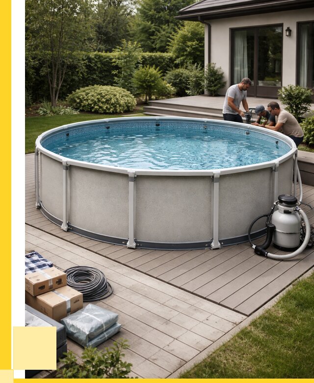 Купить каркасные бассейны в Комсомольске-на-Амуре от 45918 р. | ЭриданКмс