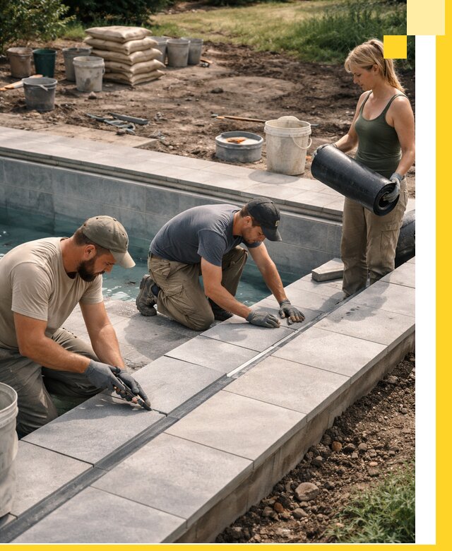 Строительство и монтаж уличных бассейнов под ключ в Комсомольске-на-Амуре