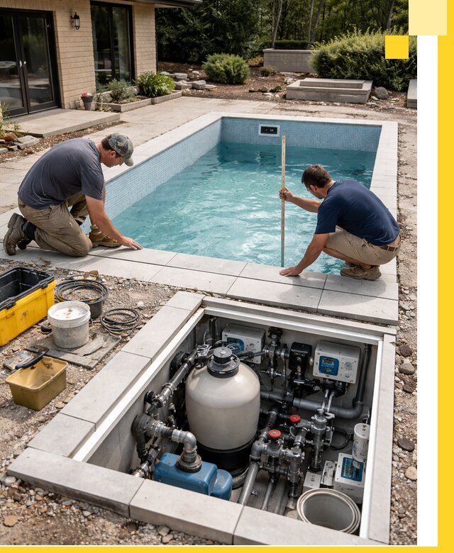 Строительство качественных домашних бассейнов под ключ в Комсомольске-на-Амуре