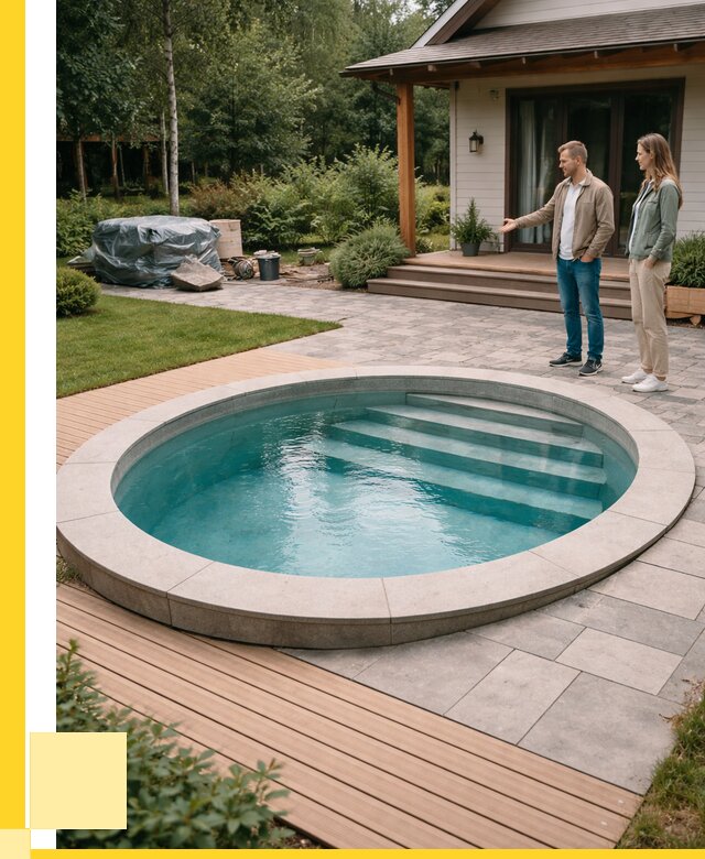 Бассейн на даче под ключ в Комсомольске-на-Амуре от 204080 р., ЭриданКмс