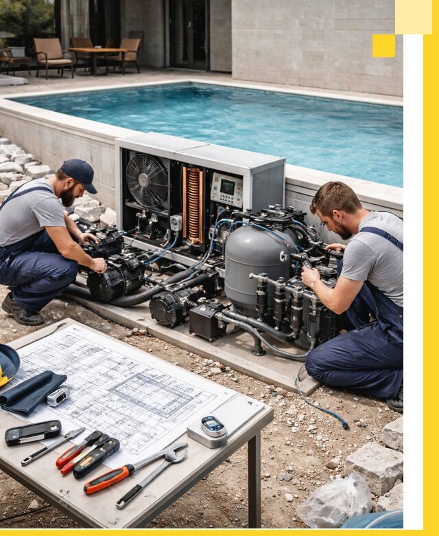 Проектирование и монтаж бассейнов с подогревом в Комсомольске-на-Амуре