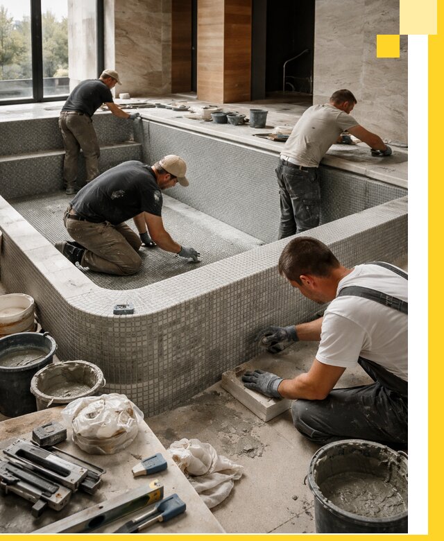 Строительство и установка СПА бассейнов под ключ в Комсомольске-на-Амуре