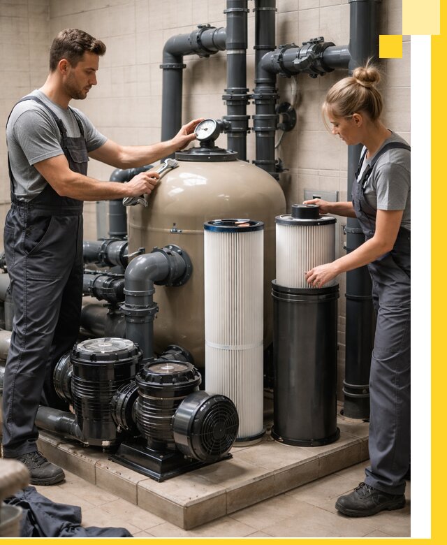 Фильтры и системы фильтрации для бассейнов в Комсомольске-на-Амуре