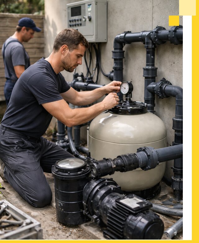 Поставка и монтаж фильтровального оборудования для бассейнов в Комсомольске-на-Амуре