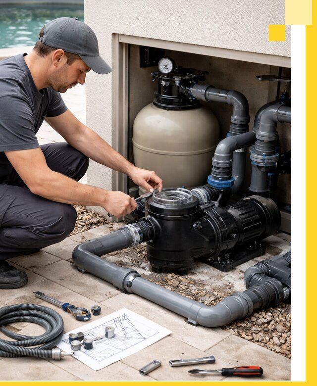 Поставка, монтаж и сервис насосов для бассейнов в Комсомольске-на-Амуре