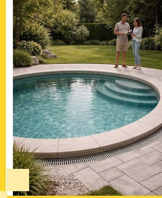 Круглые каркасные бассейны купить в Комсомольске-на-Амуре от 255100 р. | ЭриданКмс