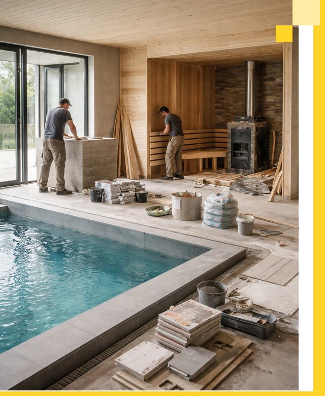 Проектирование и строительство бань с бассейном в Комсомольске-на-Амуре