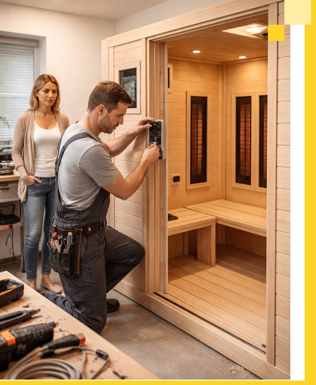 Инфракрасные сауны под ключ в Комсомольске-на-Амуре продажа и установка