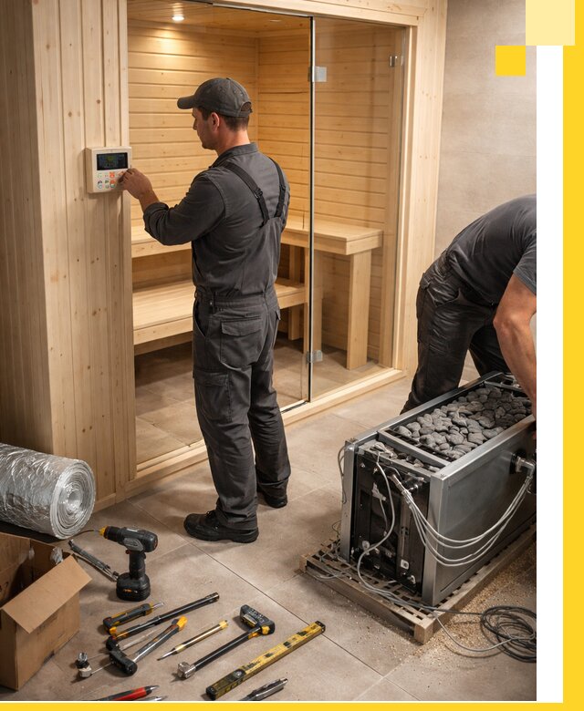 Поставка, установка и монтаж электрических саун в Комсомольске-на-Амуре