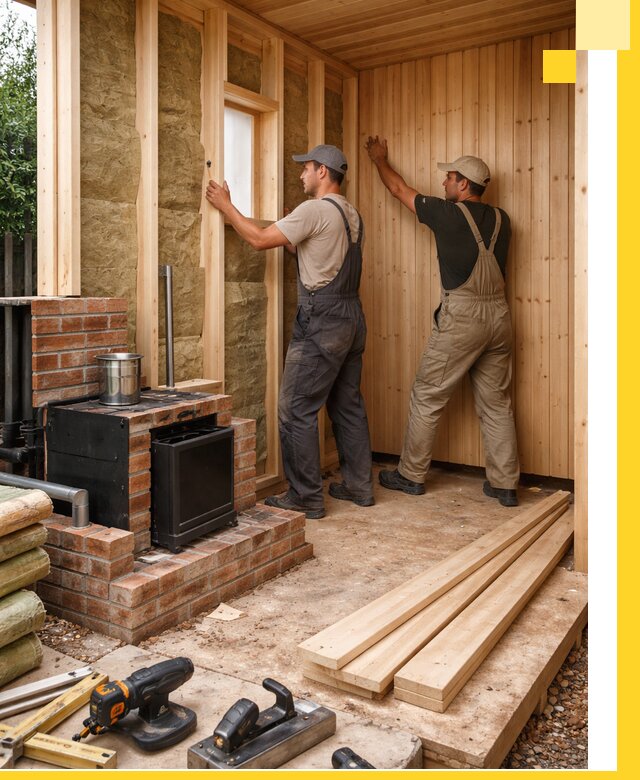 Строительство и установка дачных саун под ключ в Комсомольске-на-Амуре